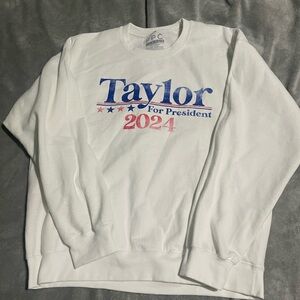 Taylor 2024 White Sweater never worn